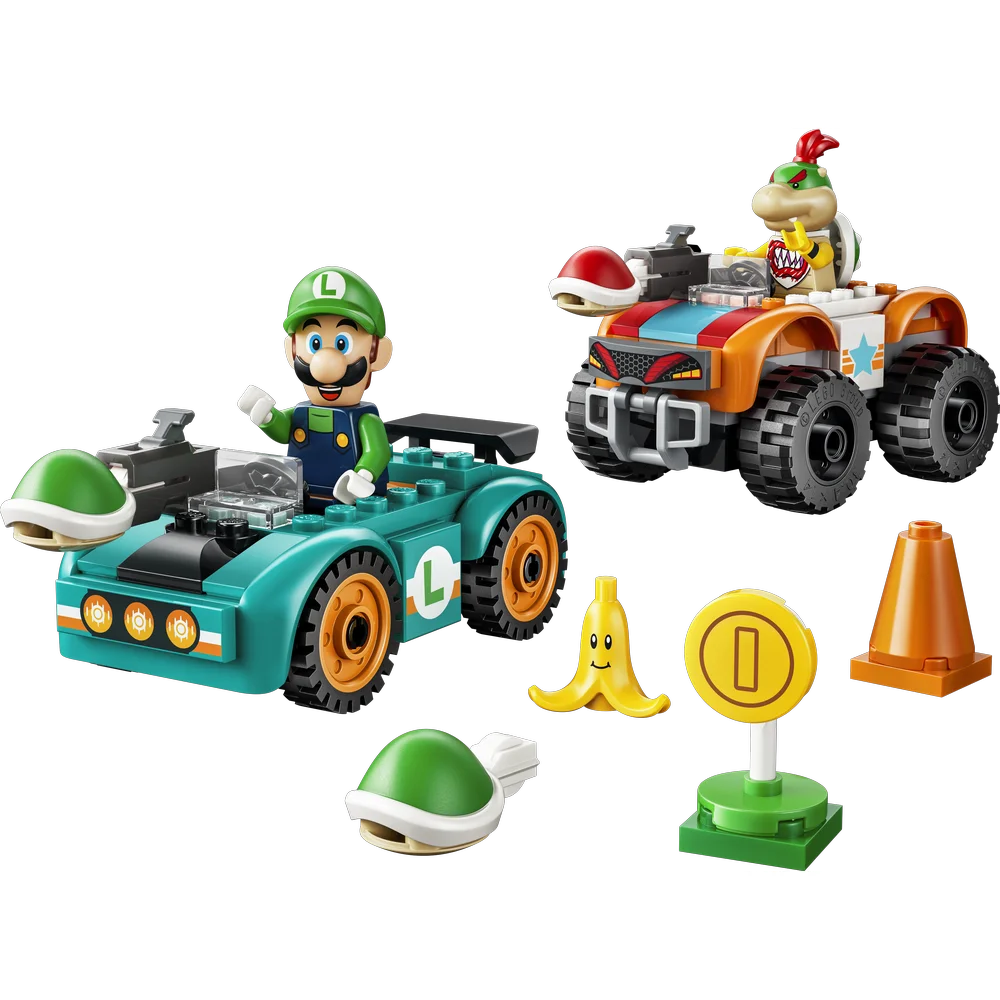 LEGO Super Mario - Mario Kart™ – Luigi en Bowser Jr.'s race - 72056