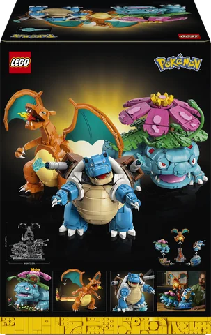 LEGO Pokémon - Venusaur, Charizard en Blastoise - 72153