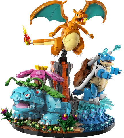 LEGO Pokémon - Venusaur, Charizard en Blastoise - 72153