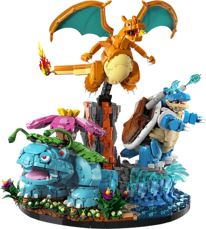 LEGO Pokémon - Venusaur, Charizard en Blastoise - 72153