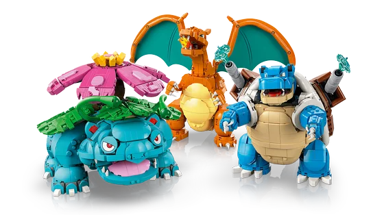LEGO Pokémon - Venusaur, Charizard en Blastoise - 72153