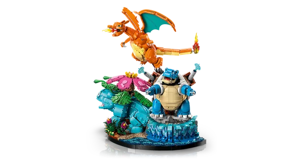 LEGO Pokémon - Venusaur, Charizard en Blastoise - 72153