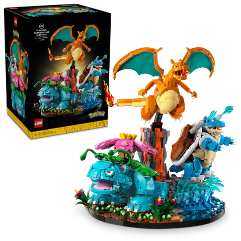 LEGO Pokémon - Venusaur, Charizard en Blastoise - 72153