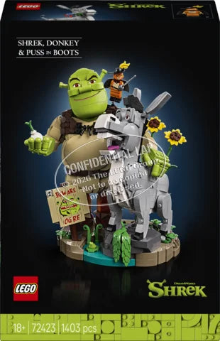 LEGO Shrek - Shrek, Ezel en de Gelaarsde Kat - 72423