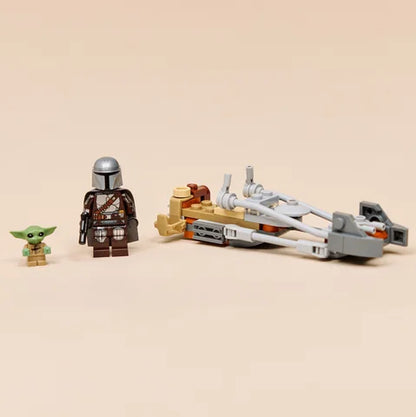 LEGO Star Wars - De Mandalorian en Grogu's speederbike - 75436