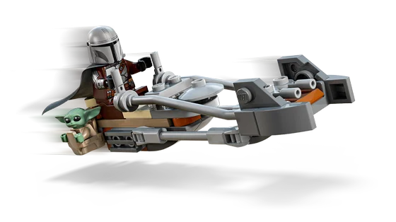 LEGO Star Wars - De Mandalorian en Grogu's speederbike - 75436