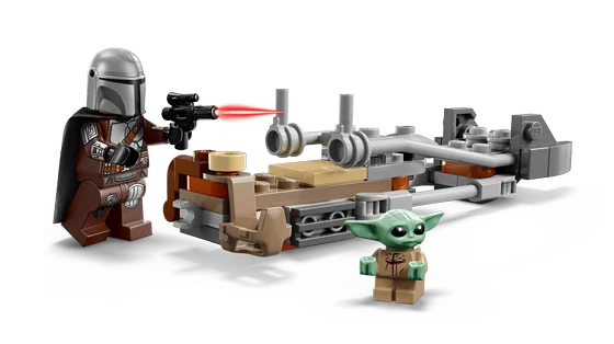 LEGO Star Wars - De Mandalorian en Grogu's speederbike - 75436