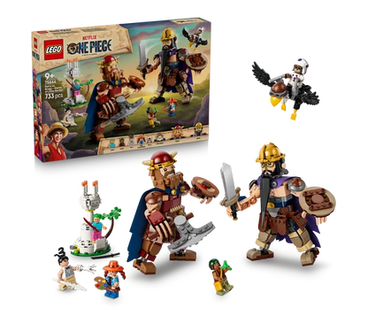 LEGO One Piece - Dorry vs. Brogy – Reuzen van Kleine Gaarde - 75644