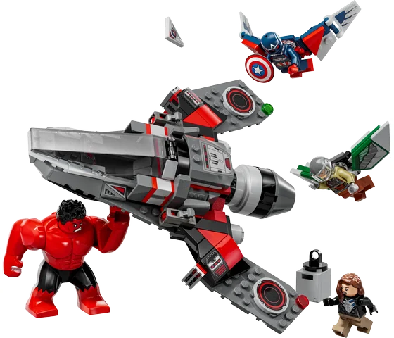 LEGO Marvel - Captain America vs. Rode Hulk duel - 76292