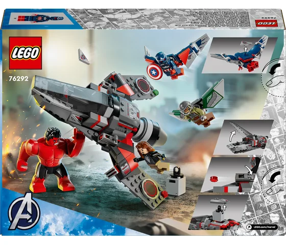 LEGO Marvel - Captain America vs. Rode Hulk duel - 76292