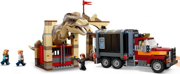 LEGO Jurassic World - T. rex & Atrociraptor dinosaurus ontsnapping - 76948