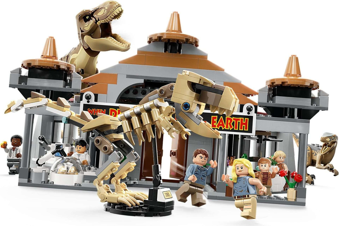 LEGO Jurassic World - Bezoekerscentrum: T. rex & raptor aanval - 76961