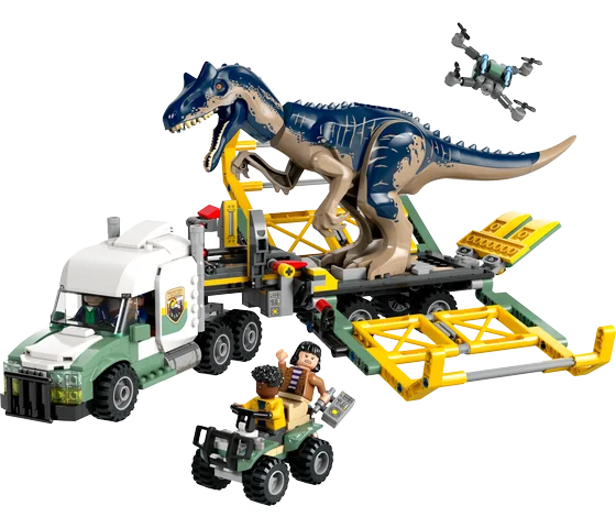 LEGO Jurassic World - Dinosaurusmissies: Allosaurus transporttruck - 76966