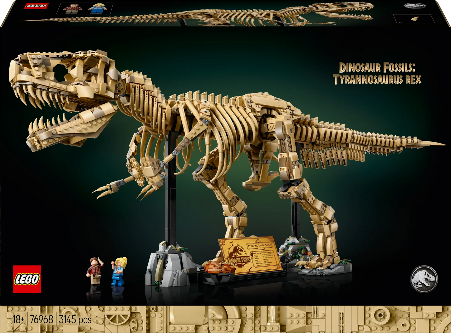 LEGO Jurassic World - Dinosaurusfossielen: Tyrannosaurus rex - 76968