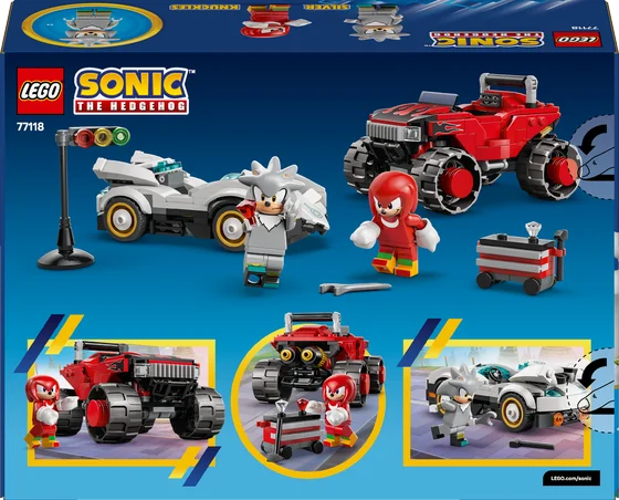 LEGO Sonic - Silvers auto vs. Knuckles' monstertruck - 77118