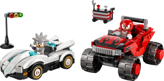 LEGO Sonic - Silvers auto vs. Knuckles' monstertruck - 77118