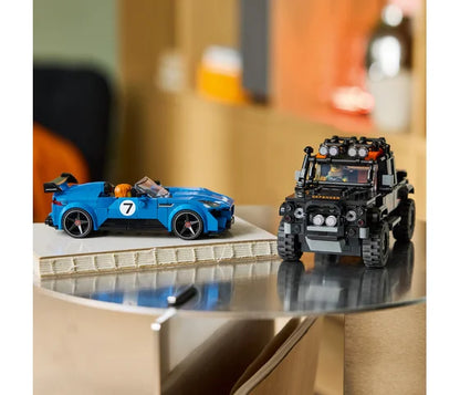 LEGO Speed Champions - Jaguar Project 7 en Land Rover Defender - 77264