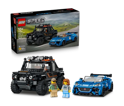 LEGO Speed Champions - Jaguar Project 7 en Land Rover Defender - 77264