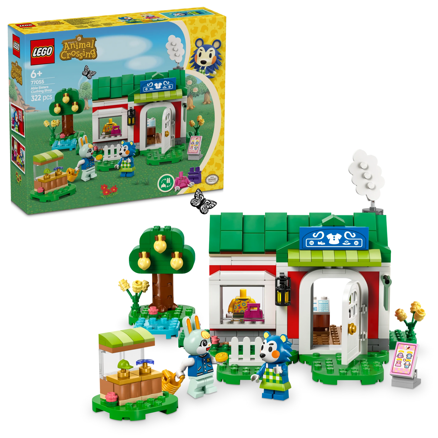 LEGO Animal Crossing - Kleermakerij van de zusjes Able - 77055