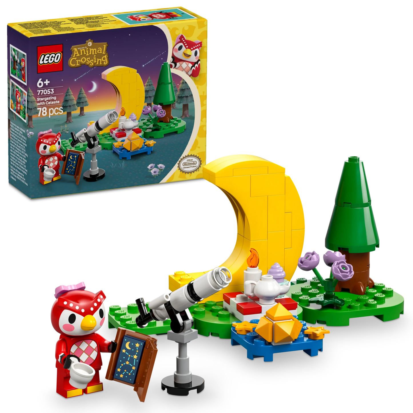 LEGO Animal Crossing - Sterrenkijken met Celeste - 77053