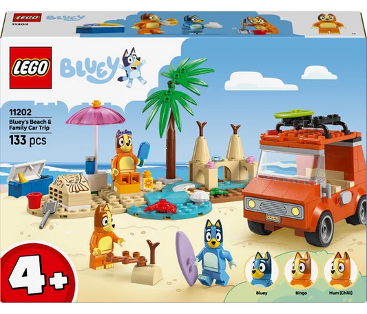 LEGO Bluey – Blueys Autofahrt zum Strand – 11202