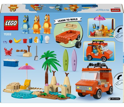 LEGO Bluey - Bluey's autorit naar het strand - 11202