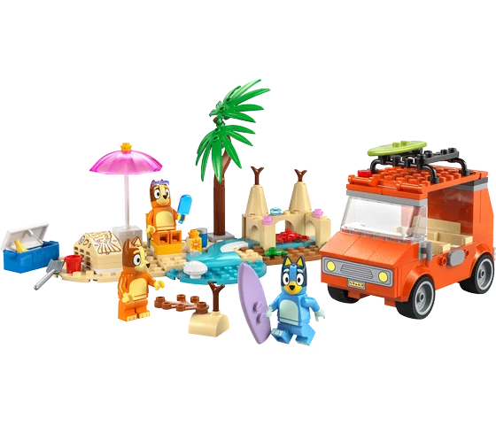 LEGO Bluey - Bluey's autorit naar het strand - 11202