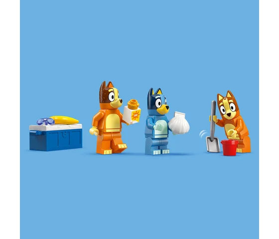 LEGO Bluey - Bluey's autorit naar het strand - 11202