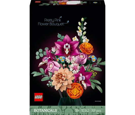 LEGO Botanische Kollektion – Rosa Blumenstrauß – 10342