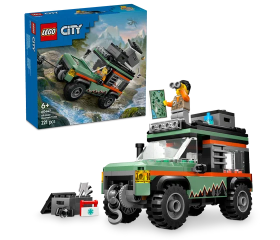 LEGO City - 4x4 terreinwagen voor in de bergen - 60447