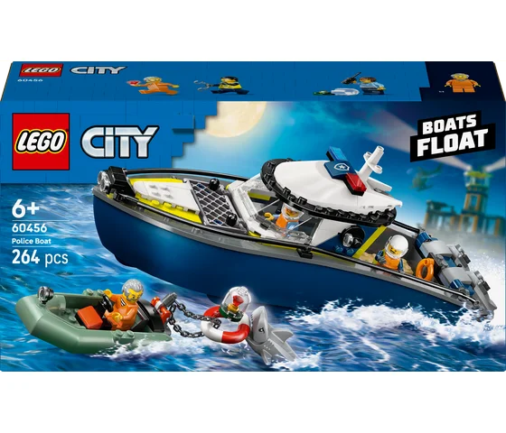 LEGO City - Achtervolging met politieboot - 60456