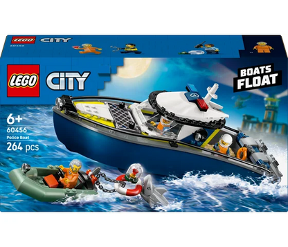 LEGO City - Achtervolging met politieboot - 60456