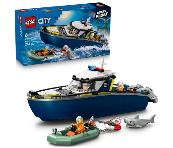 LEGO City - Achtervolging met politieboot - 60456