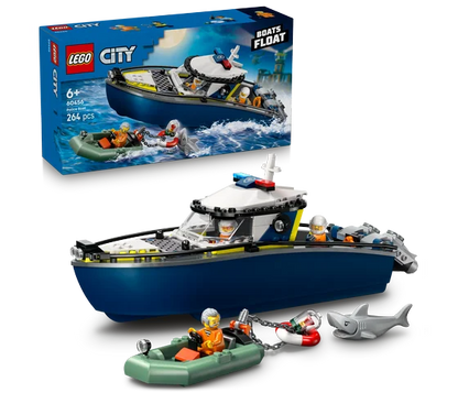 LEGO City - Achtervolging met politieboot - 60456