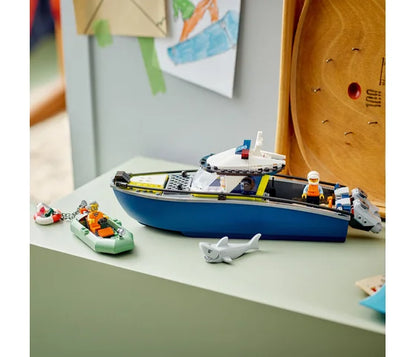LEGO City - Achtervolging met politieboot - 60456