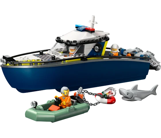 LEGO City - Achtervolging met politieboot - 60456