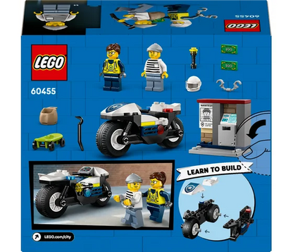 LEGO City - Achtervolging op politiemotor - 60455