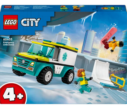 LEGO City - Ambulance en snowboarder - 60403