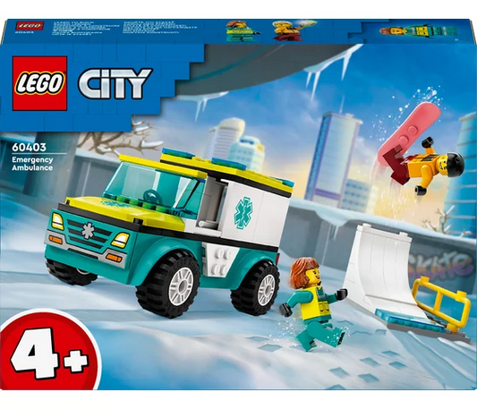 LEGO City – Krankenwagen und Snowboarder – 60403