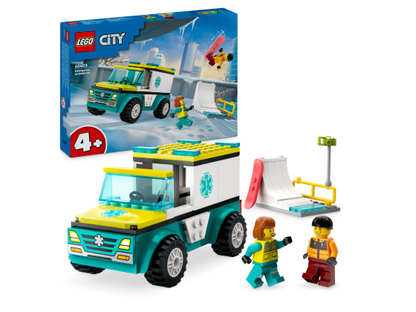 LEGO City - Ambulance en snowboarder - 60403