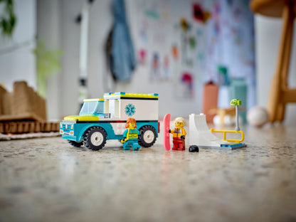 LEGO City - Ambulance en snowboarder - 60403