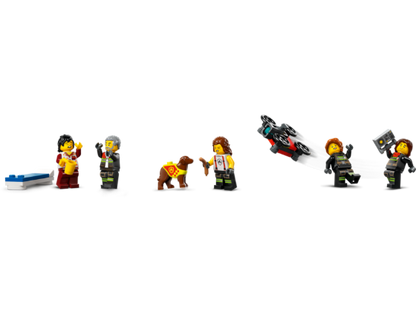 LEGO City - Brandweerkazerne en brandweerauto - 60414