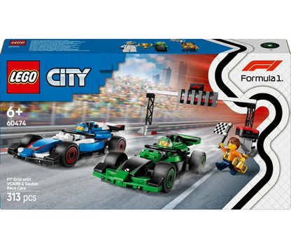 LEGO City - F1® grid met VCARB en Sauber racewagens - 60474