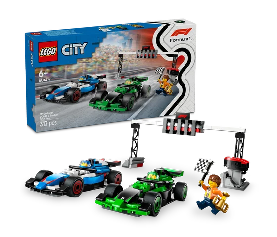 LEGO City - F1® grid met VCARB en Sauber racewagens - 60474