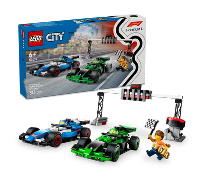 LEGO City - F1® grid met VCARB en Sauber racewagens - 60474