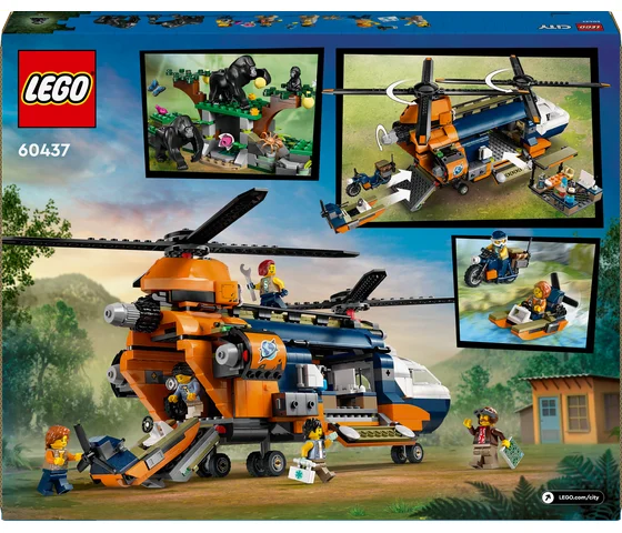 LEGO City - Jungleonderzoekers: helikopter bij de basis - 60437