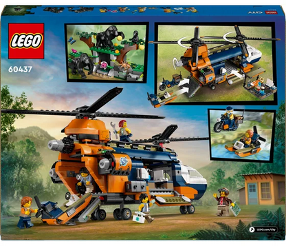 LEGO City - Jungleonderzoekers: helikopter bij de basis - 60437