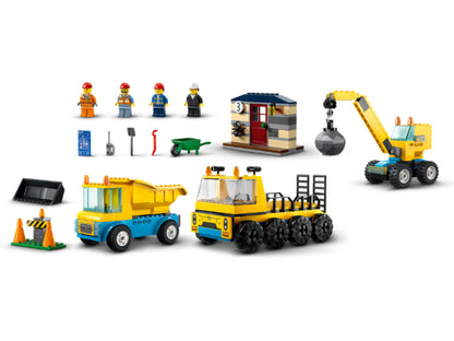 LEGO City - Kiepwagen, bouwtruck en sloopkraan - 60391