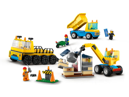 LEGO City - Kiepwagen, bouwtruck en sloopkraan - 60391