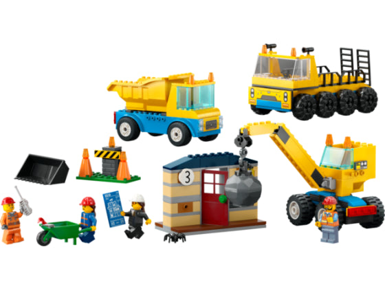 LEGO City - Kiepwagen, bouwtruck en sloopkraan - 60391